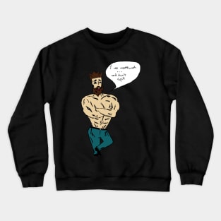 Overly Manly Man- Mouthwash Crewneck Sweatshirt